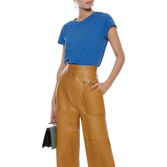 Simon Miller Rowe Cotton-blend Jersey T-shirt - Picture 2 of 3